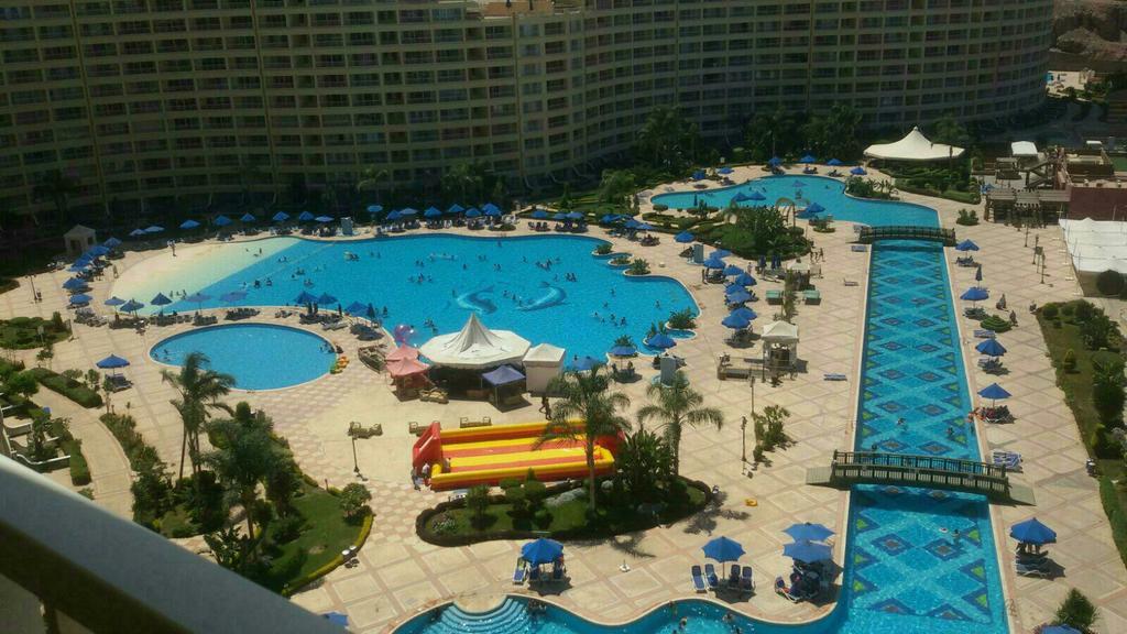 Porto Sokna With Sea View Pyramids Apartments Family Only Ain Sukhna Bagian luar foto